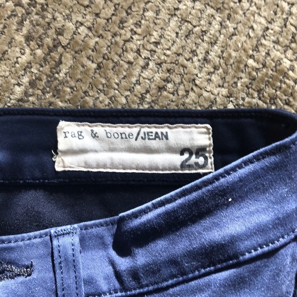 Rag & Bone Navy Blue Ambre Jeans Sz 25 - Picture 3 of 6